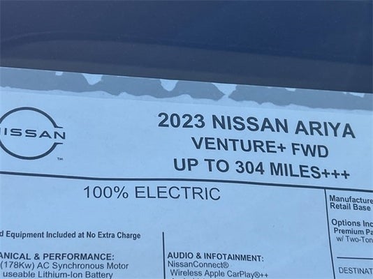 2023 Nissan ARIYA VENTURE+ in Highland, MI - Tony Serra Highland Nissan